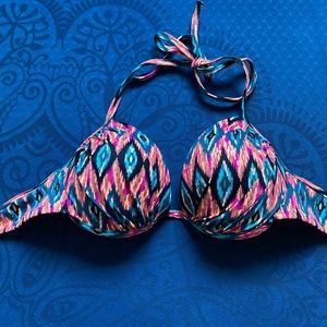 SHADE & SHORE multi color bikini top